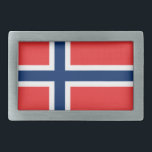 Bandeira da Noruega Belt Buckle<br><div class="desc">Bandeira da Noruega Belt Buckle</div>