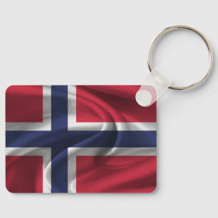 Bandeira da Noruega Chaveiro