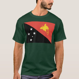 Bandeira da Papua-Nova Guiné Camisetas de chá T