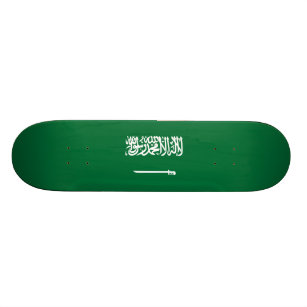 Bandeira da plataforma do skate de Arábia Saudita