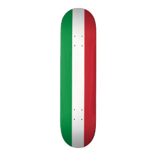 Bandeira da plataforma do skate de Italia