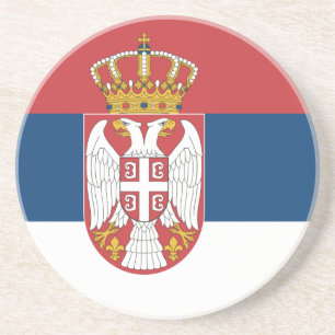 Bandeira da Porta copos da Sérvia