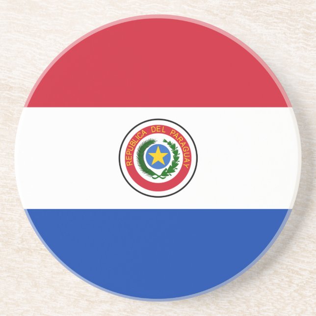 Bandeira da Porta copos do Paraguai (Frente)
