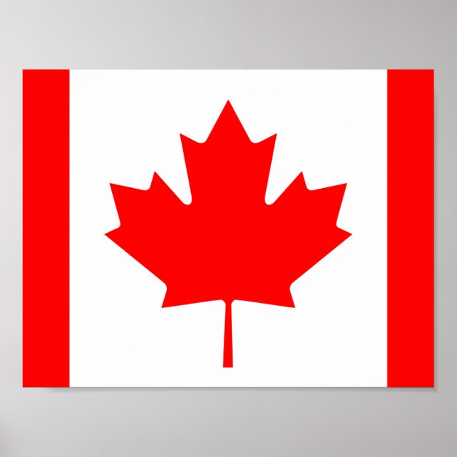 Bandeira da Poster do Canadá (Frente)