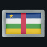 Bandeira da República Centro-Africana<br><div class="desc">Bandeira Patriótica da República Centro-Africana.</div>