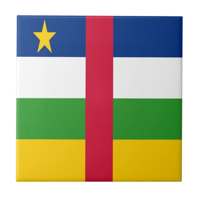 Bandeira da República Centro-Africana (Frente)