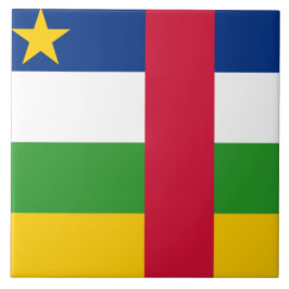 Bandeira da República Centro-Africana (RCA)