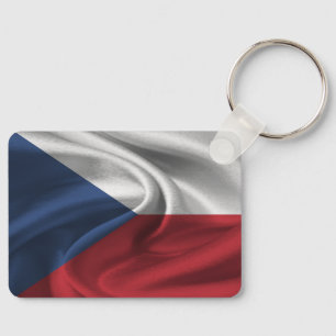 Bandeira da República Checa Chaveiro