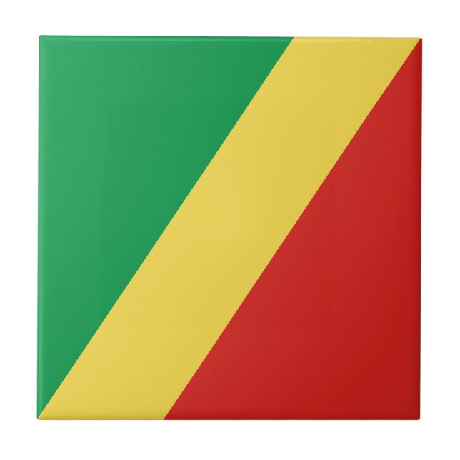 Bandeira da República do Congo (Frente)