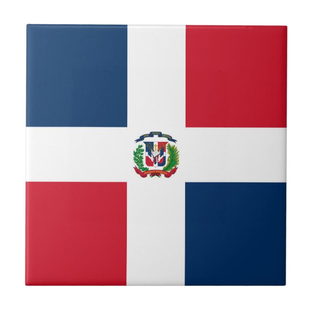 Bandeira da República Dominicana (Frente)