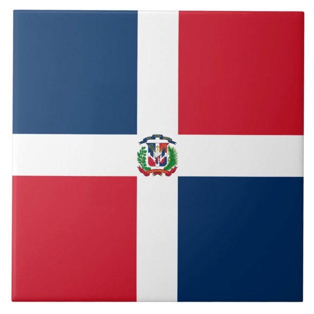 Bandeira da República Dominicana (Frente)