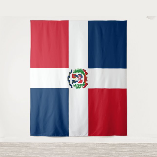 Bandeira da República Dominicana Tapeçaria (Frente)