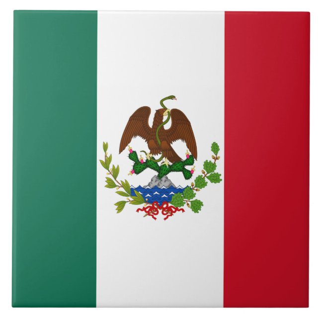 Bandeira da República Mexicana: 1824-1835, Papais  (Frente)