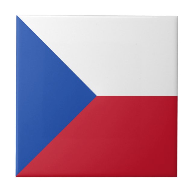 bandeira da República Tcheca (Frente)
