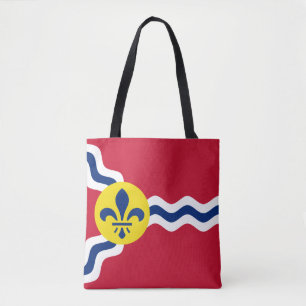 Bandeira da Rua Louis, Missouri Tote Bag