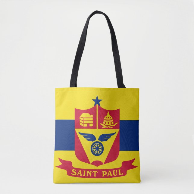 Bandeira da Rua Paul, Minnesota Tote Bag (Frente)