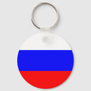 Bandeira da Rússia Chaveiro