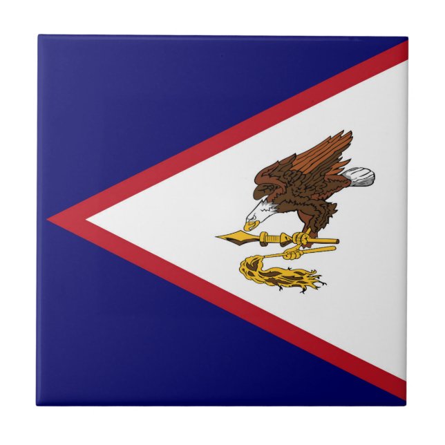 bandeira da Samoa Americana (Frente)