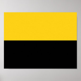 Bandeira da Saxónia-Anhalt Poster