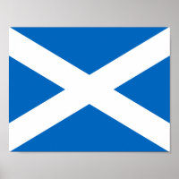 Bandeira da Scotland Poster