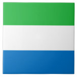 Bandeira da Serra Leoa<br><div class="desc">Este design apresenta a bandeira nacional de Serra Leoa (oficialmente conhecida como República de Serra Leoa e informalmente conhecida como Salone), que é um país na costa sudoeste da África Ocidental. Serra Leoa é delimitada pela Libéria para sudeste e Guiné para nordeste. O país da Serra Leoa tem um clima...</div>