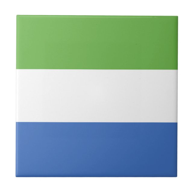 bandeira da Serra Leoa (Frente)