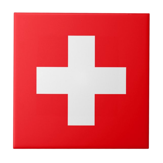 Bandeira da Suíça (Frente)