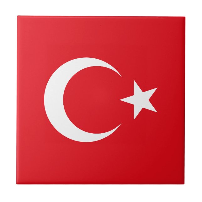 Bandeira da Turquia (Frente)
