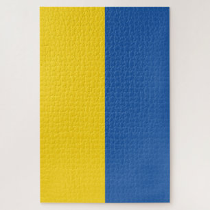 Bandeira da Ucrânia Button Jigsee Quebra-cabeça