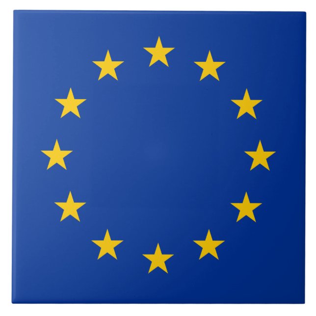 Bandeira da União Europeia (UE) (Europa) (Frente)