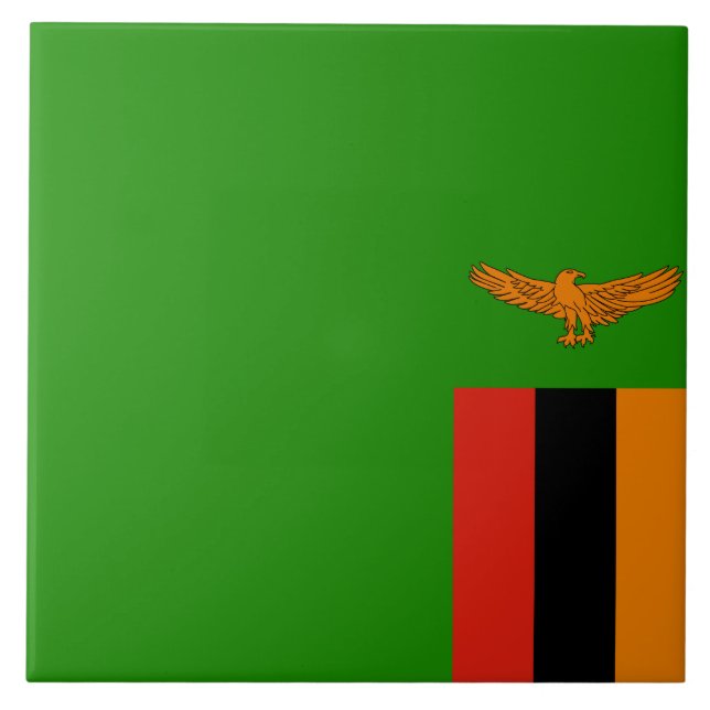 Bandeira da Zâmbia (Frente)