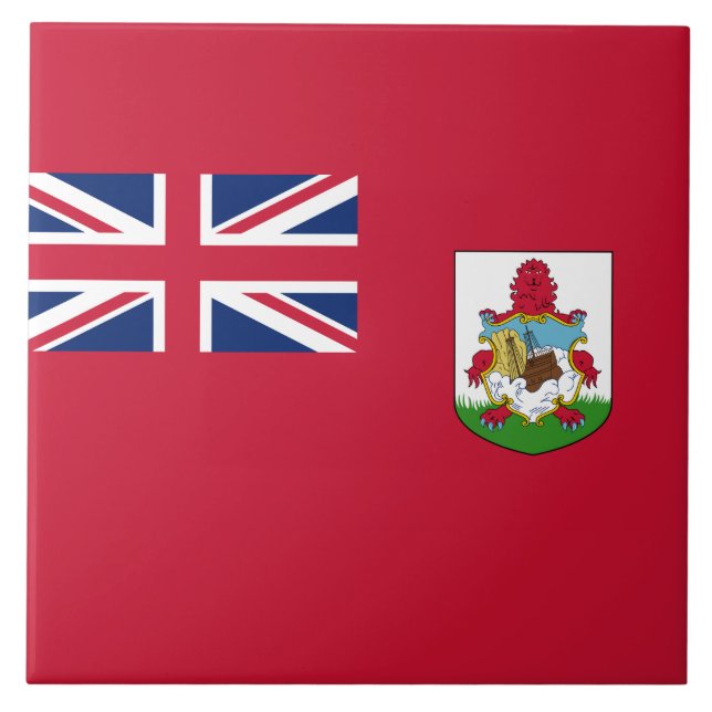 Bandeira das Bermudas (Bermudiano) (Ilhas Caribes) (Frente)