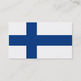Bandeira das Cartões de visitas finlandesas