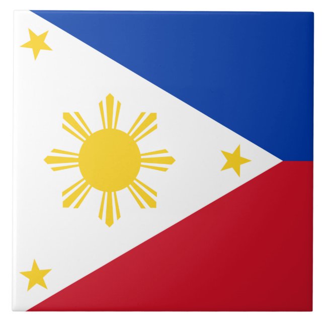 Bandeira das Filipinas (Frente)