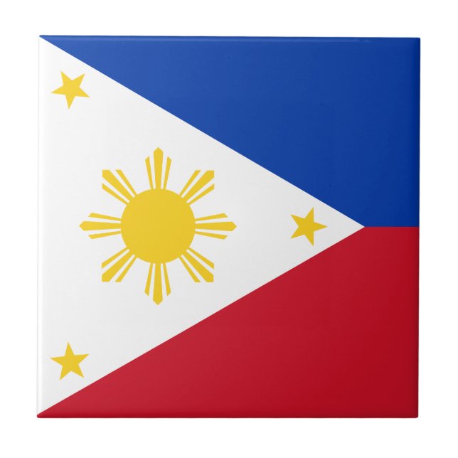Bandeira das Filipinas (Frente)