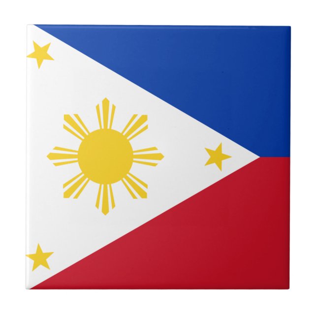 Bandeira das Filipinas (Frente)