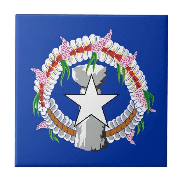 Bandeira das Ilhas Marianas do Norte (Frente)