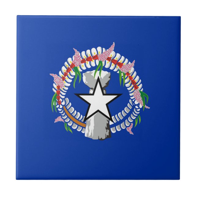bandeira das Ilhas Marianas do Norte (Frente)