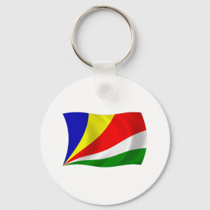 Bandeira das Seychelles Chaveiro