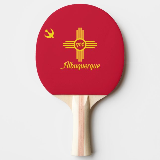 Bandeira de Albuquerque, Raquete de ping pong do N (Frente)