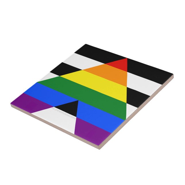 Bandeira de aliado straight da SlipperyJoe's lisa  (Lateral)
