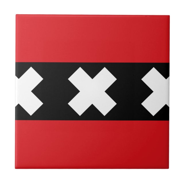 Bandeira de Amesterdã (Frente)