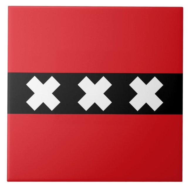 Bandeira de Amesterdã (Frente)