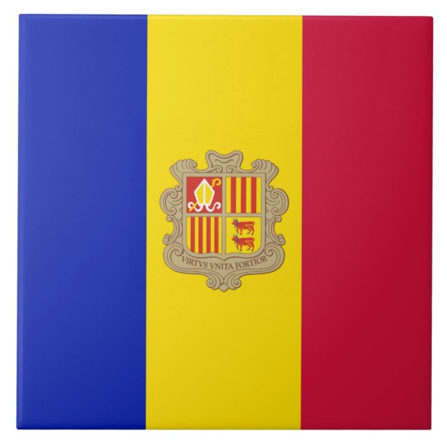 Bandeira de Andorra (Frente)
