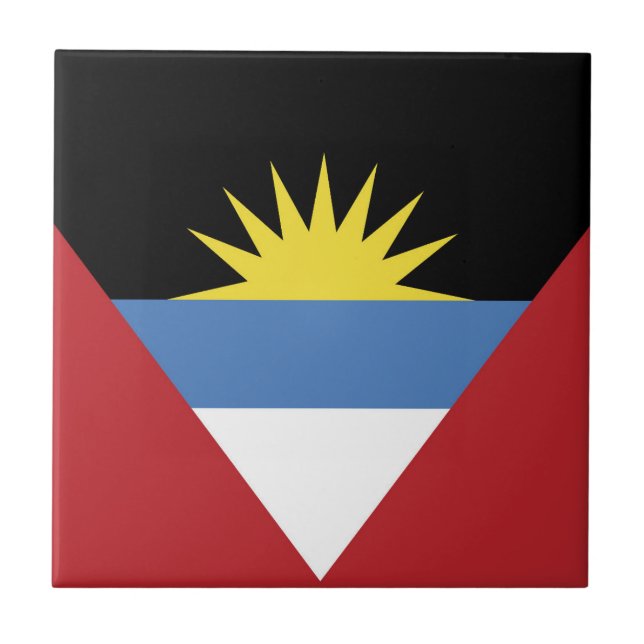 Bandeira de Antígua e Barbuda (Frente)