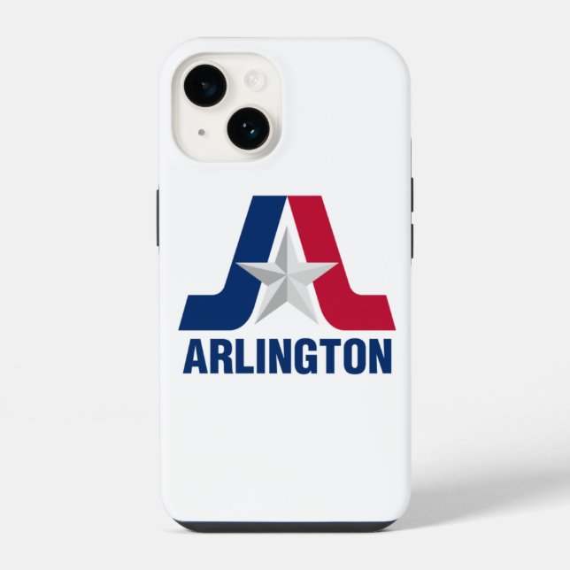 Bandeira de Arlington, Texas Case-Mate capa de iPh (Verso)