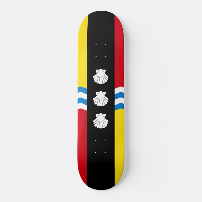 Bandeira de Bedfordshire Skateboard (Frente)