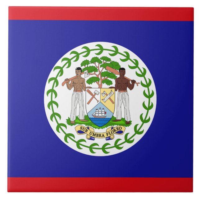 Bandeira de Belize (Frente)