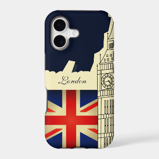 Bandeira de Big Ben Union Jack da cidade de