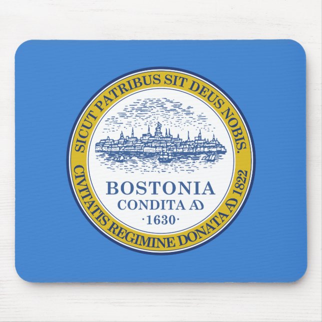 Bandeira de Boston, Massachusetts Mouse Pad (Frente)